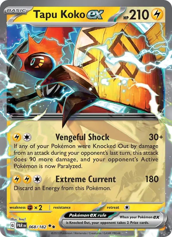Tapu Koko ex, Pokémon card