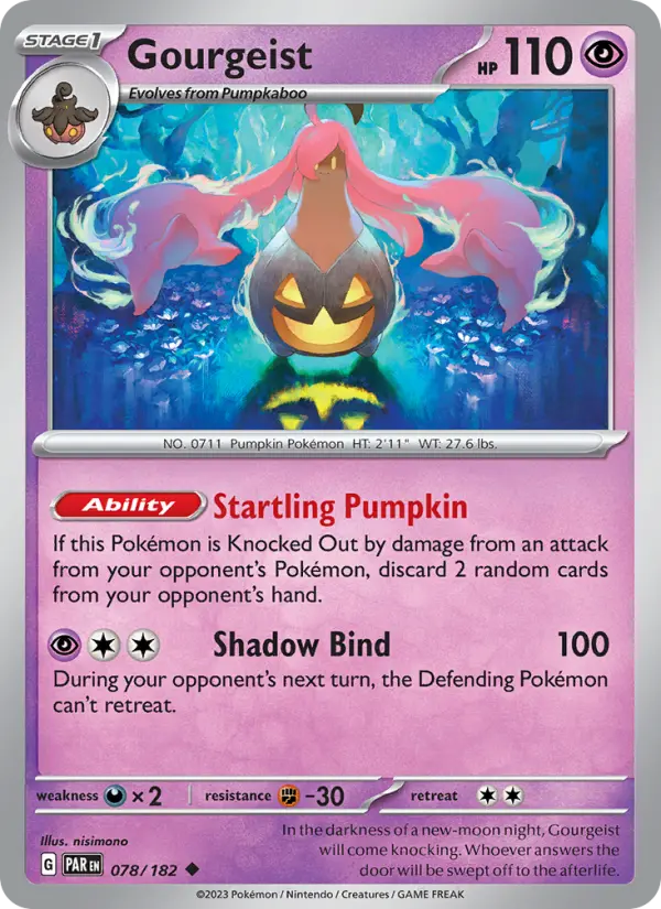 Gourgeist, Pokémon card