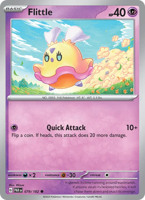 Flittle, Pokémon card