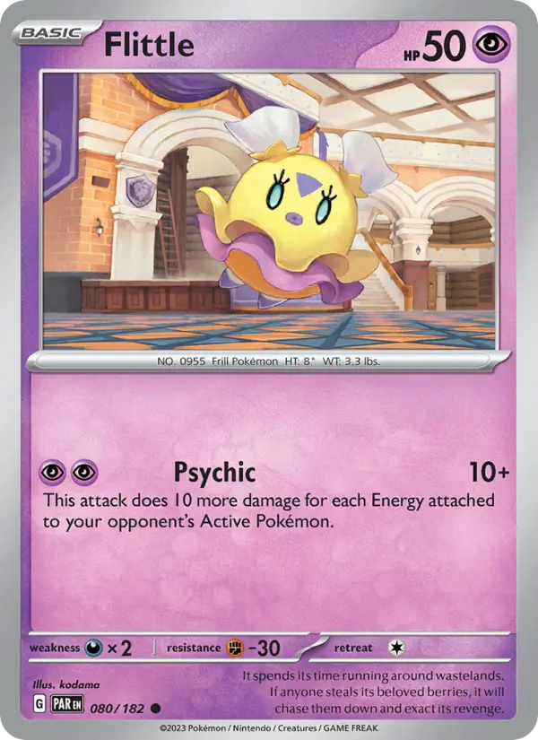 Flittle, Pokémon card