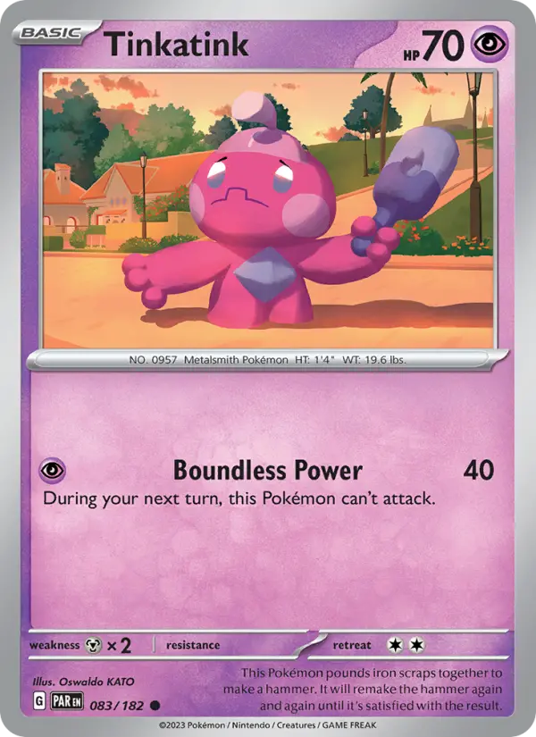 Tinkatink, Pokémon card