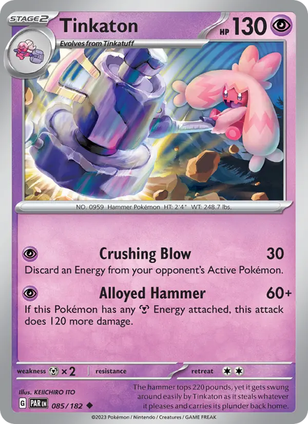 Tinkaton, Pokémon card