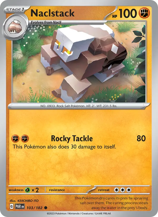 Naclstack, Pokémon card