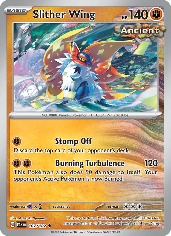 Slither Wing, Pokémon card