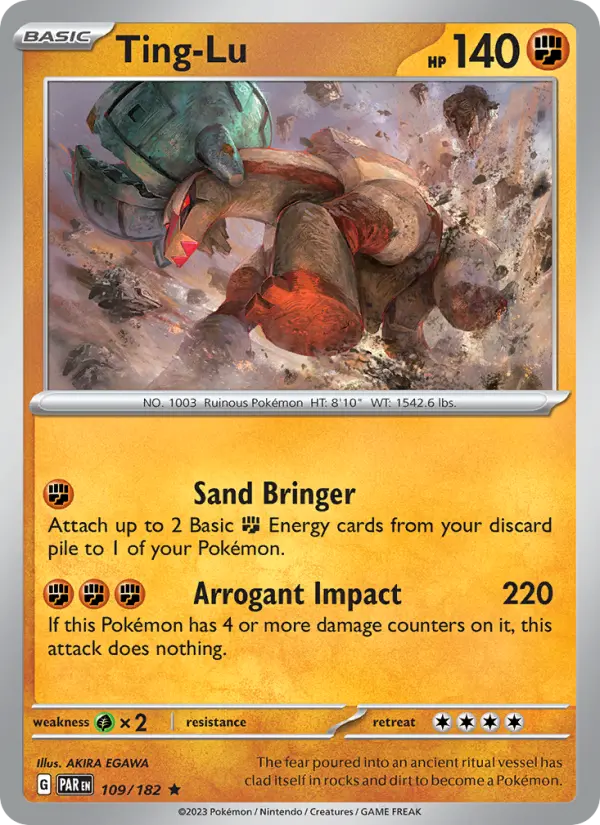 Ting-Lu, Pokémon card