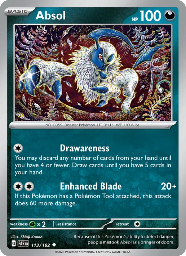 Absol, Pokémon card