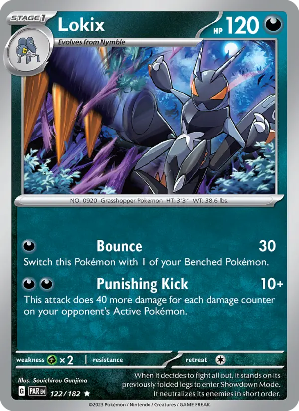 Lokix, Pokémon card
