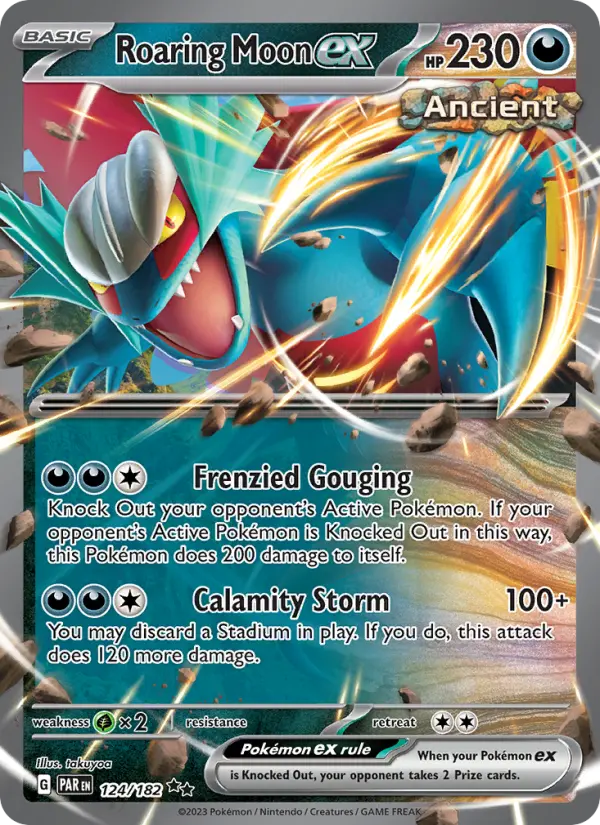 Roaring Moon ex, Pokémon card