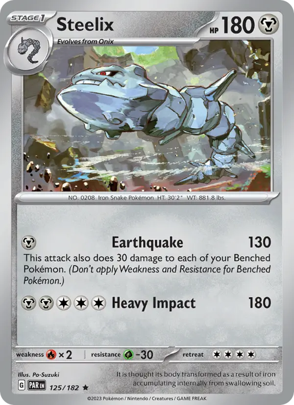 Steelix, Pokémon card