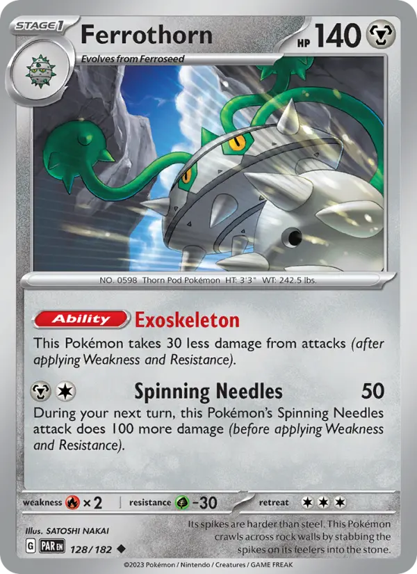 Ferrothorn, Pokémon card