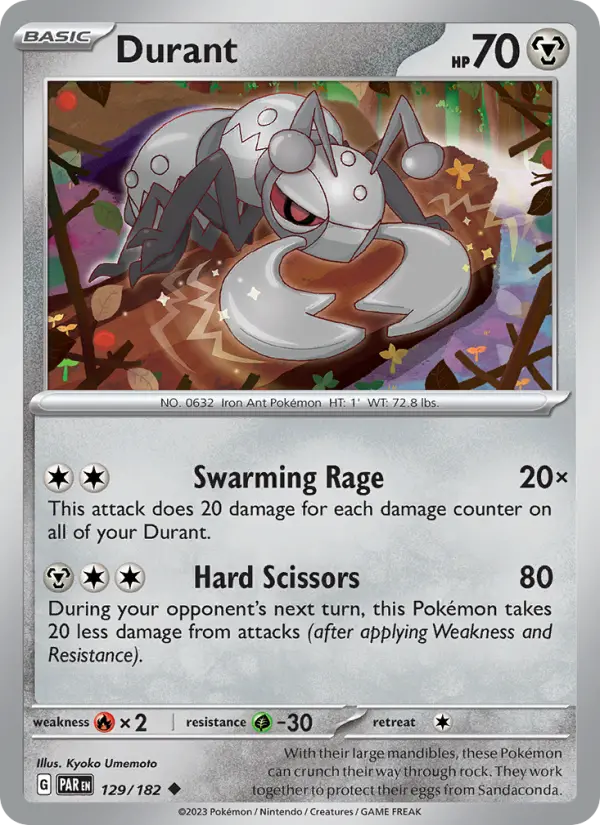 Durant, Pokémon card