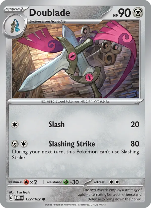 Doublade, Pokémon card