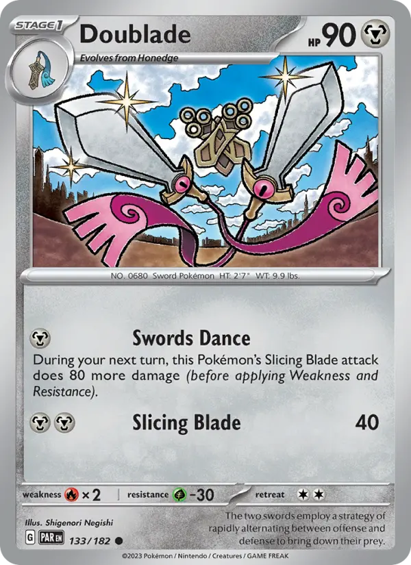 Doublade, Pokémon card