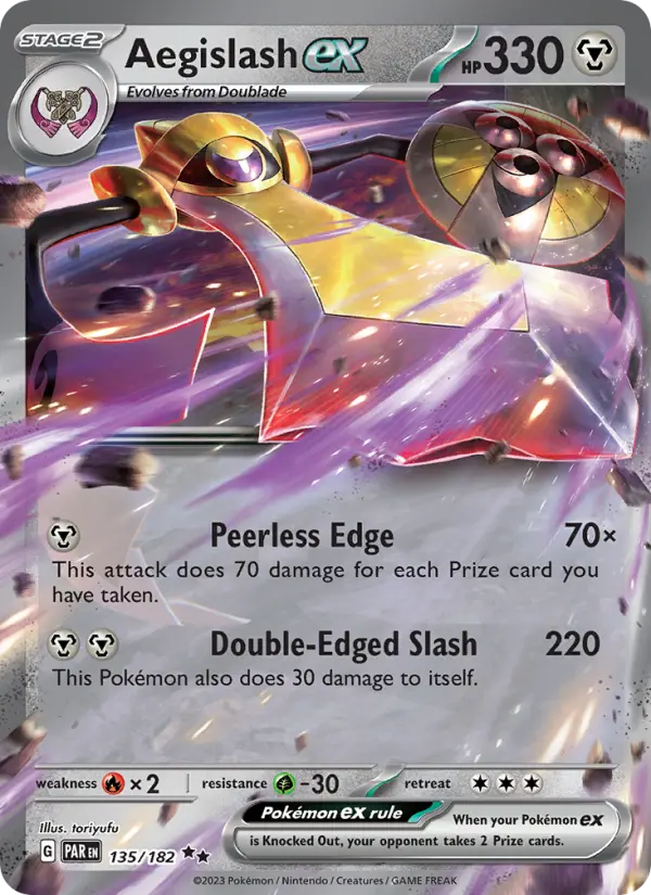 Aegislash ex, Pokémon card