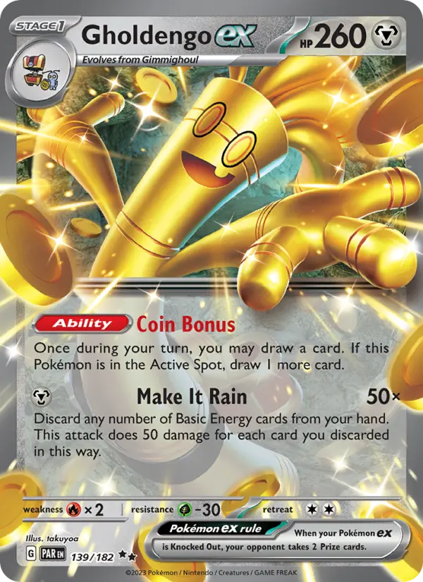 Gholdengo ex, Pokémon card