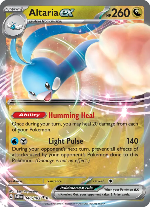 Altaria ex, Pokémon card