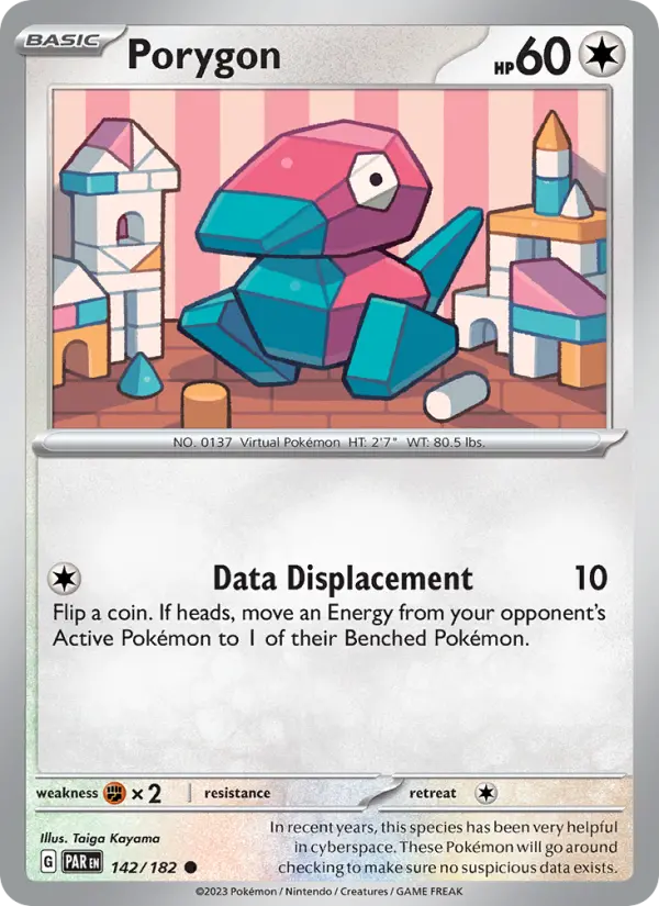 Porygon, Pokémon card