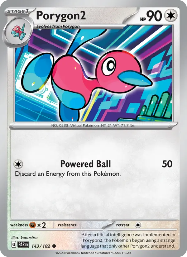 Porygon2, Pokémon card