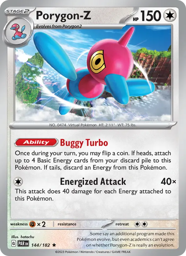 Porygon-Z, Pokémon card