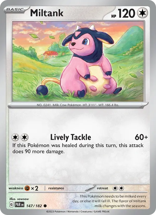 Miltank, Pokémon card
