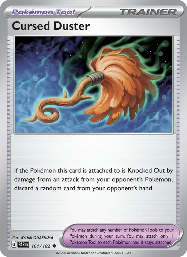 Cursed Duster, Pokémon card
