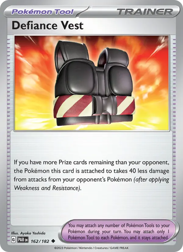Defiance Vest, Pokémon card