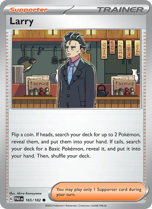 Larry, Pokémon card