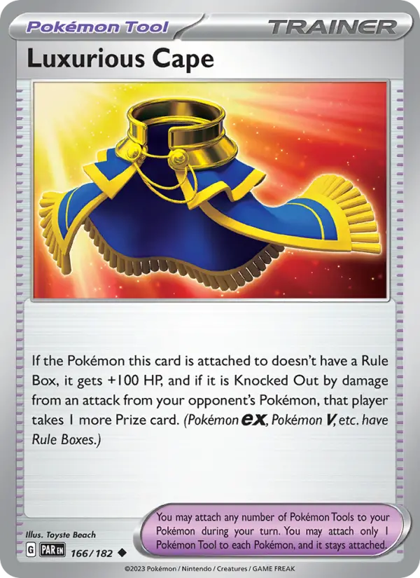 Luxurious Cape, Pokémon card