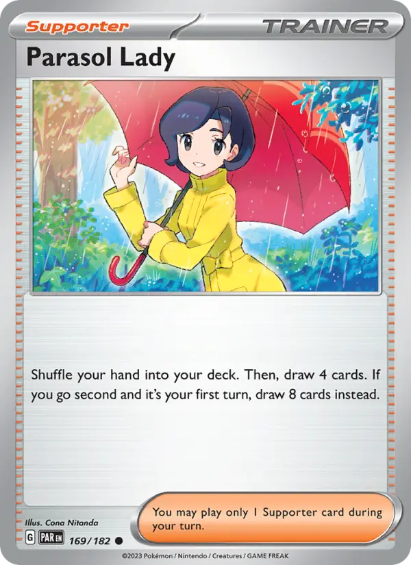 Parasol Lady, Pokémon card