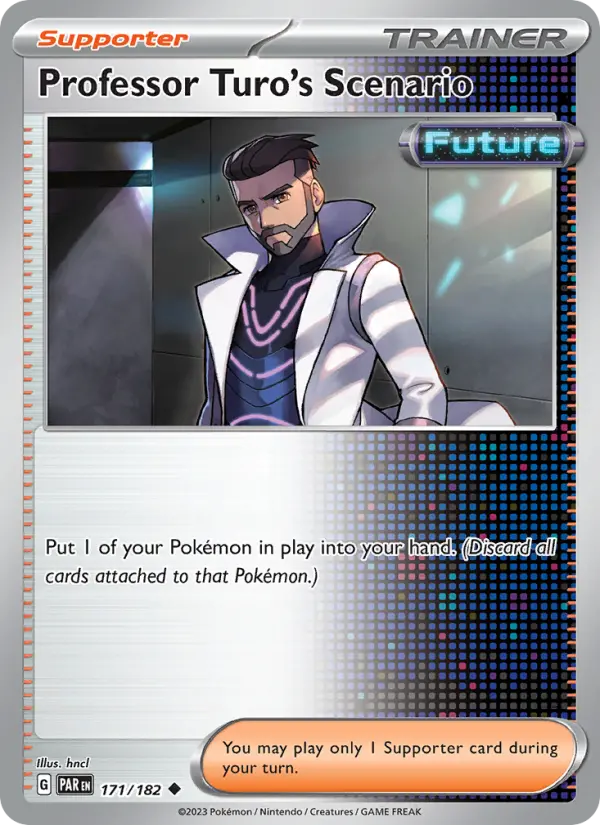 Professor Turo's Scenario, Pokémon card