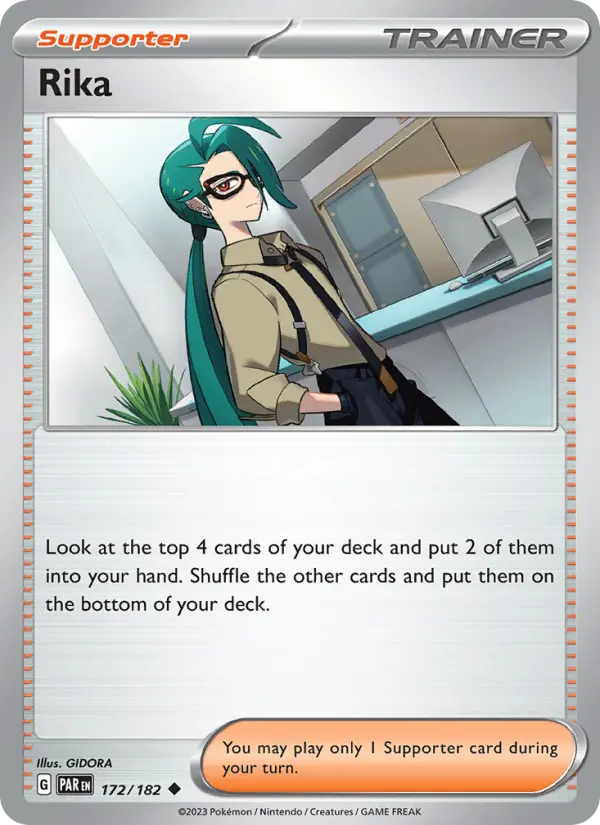 Rika, Pokémon card