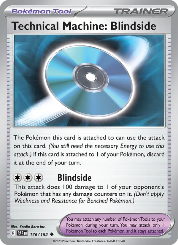 Technical Machine: Blindside, Pokémon card