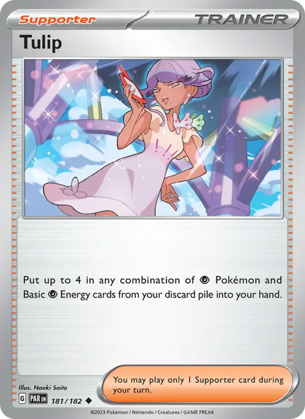 Tulip, Pokémon card