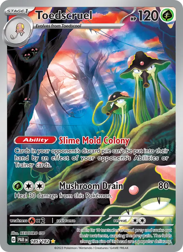 Toedscruel, Pokémon card