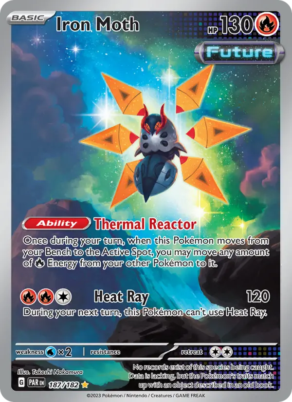 Iron Moth, Pokémon card
