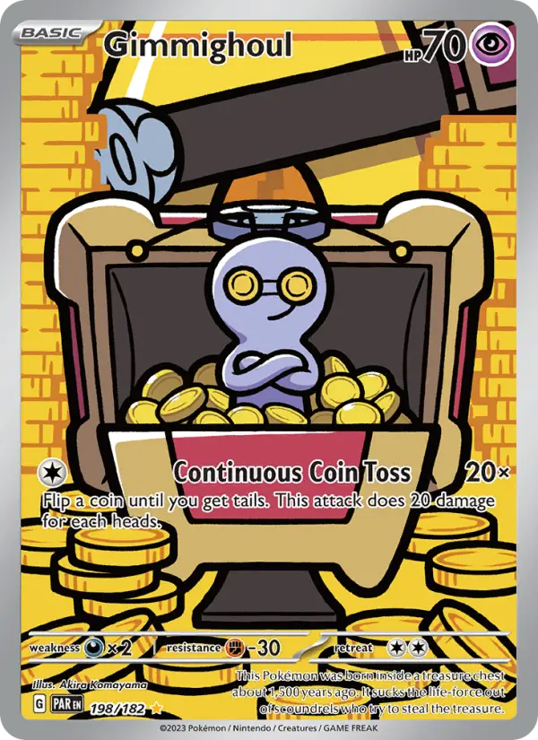 Gimmighoul, Pokémon card