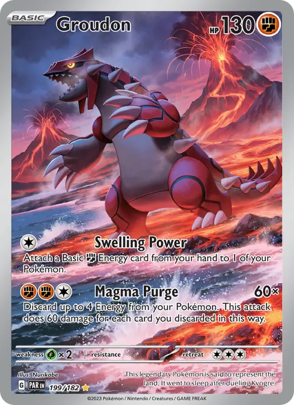 Groudon, Pokémon card