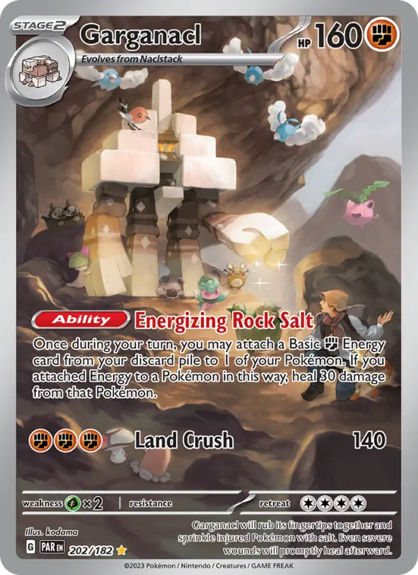 Garganacl, Pokémon card