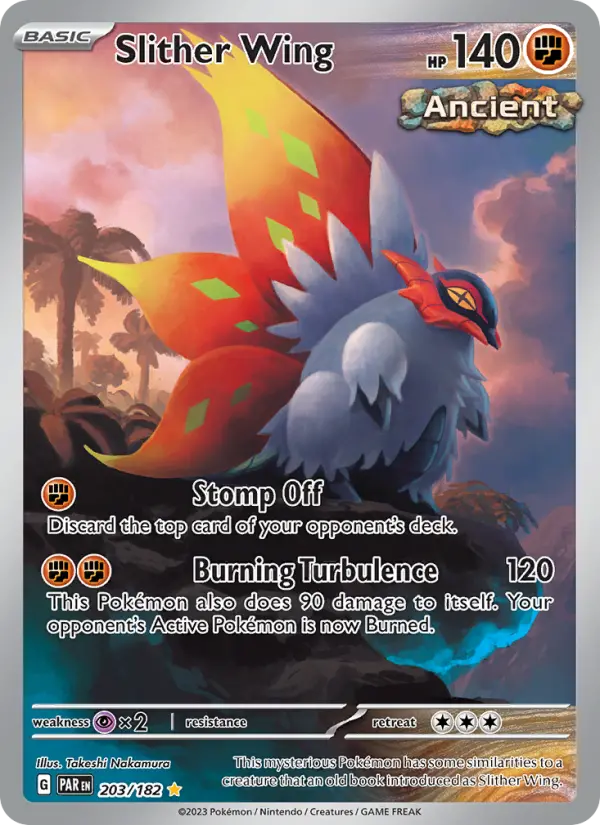 Slither Wing, Pokémon card