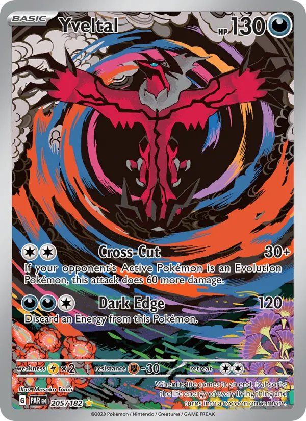 Yveltal, Pokémon card