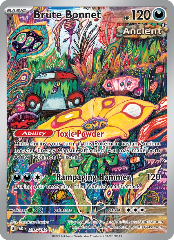 Brute Bonnet, Pokémon card