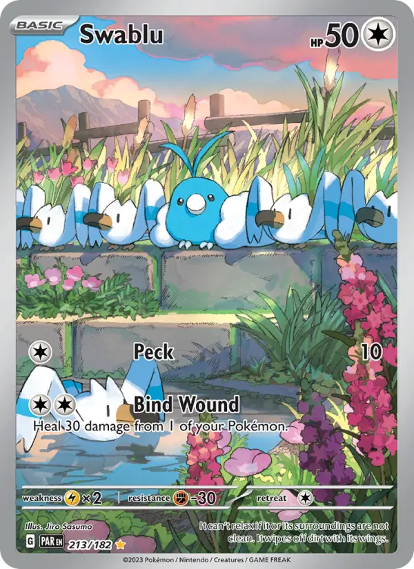 Swablu, Pokémon card