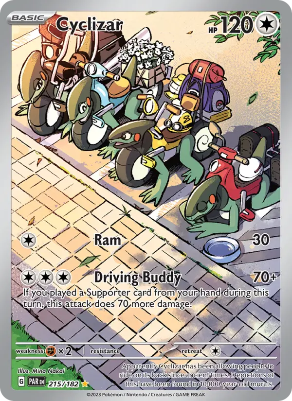 Cyclizar, Pokémon card