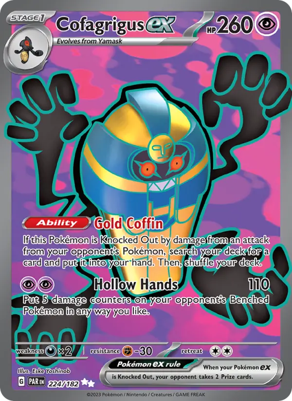 Cofagrigus ex, Pokémon card
