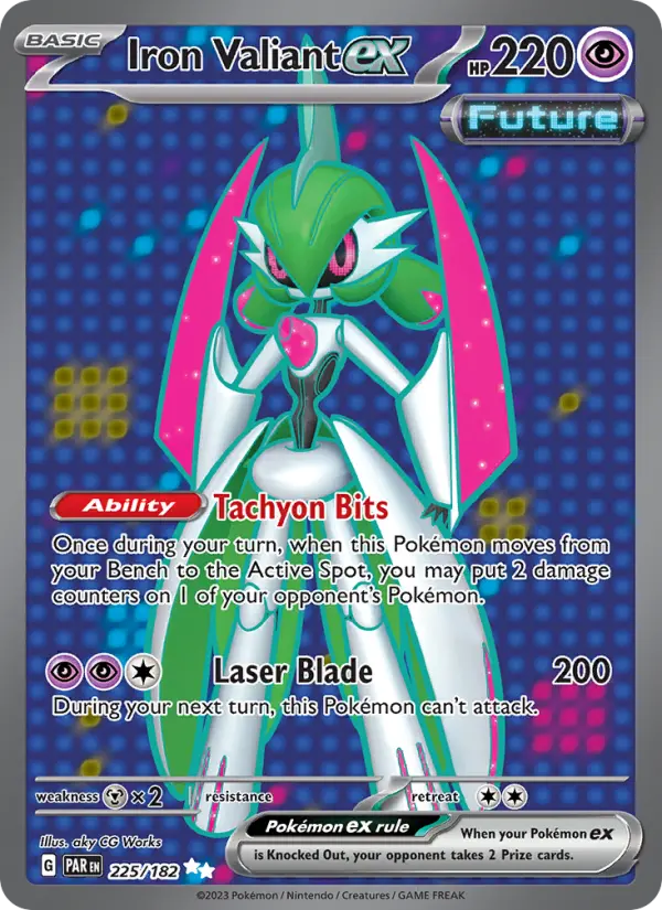 Iron Valiant ex, Pokémon card