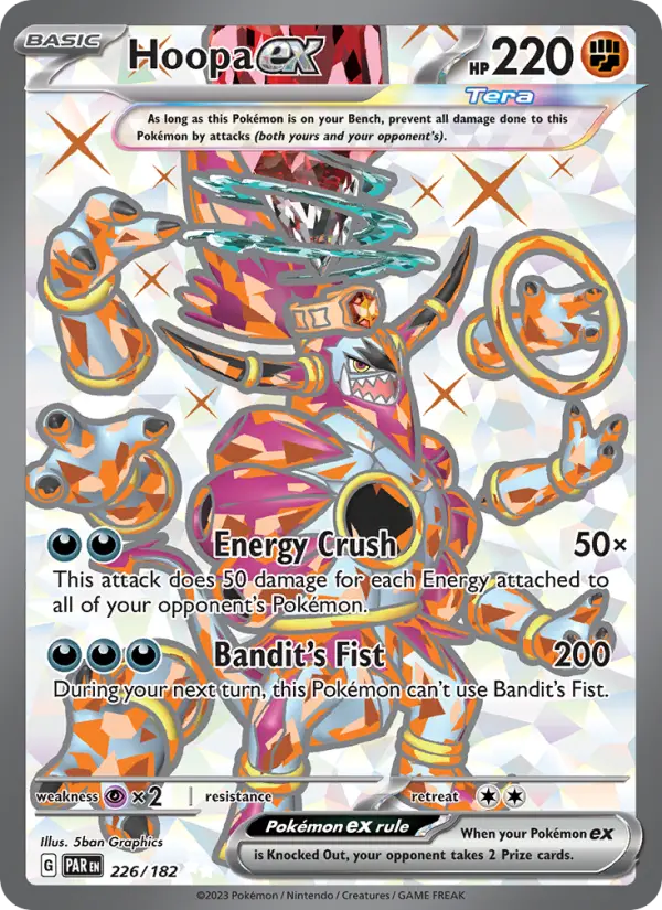 Hoopa ex, Pokémon card