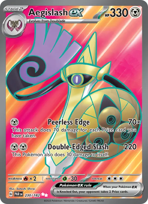 Aegislash ex, Pokémon card