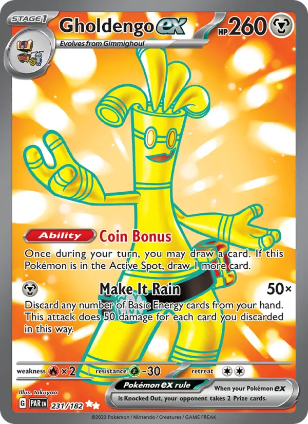 Gholdengo ex, Pokémon card