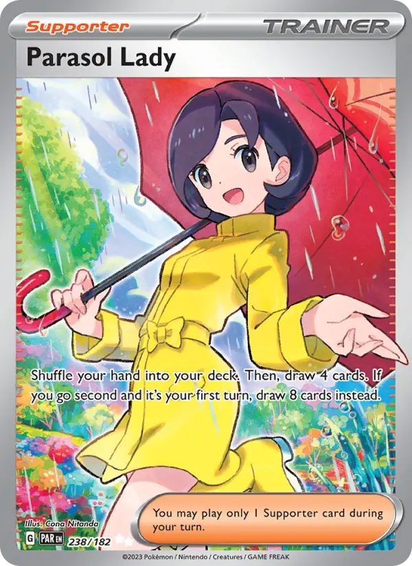 Parasol Lady, Pokémon card