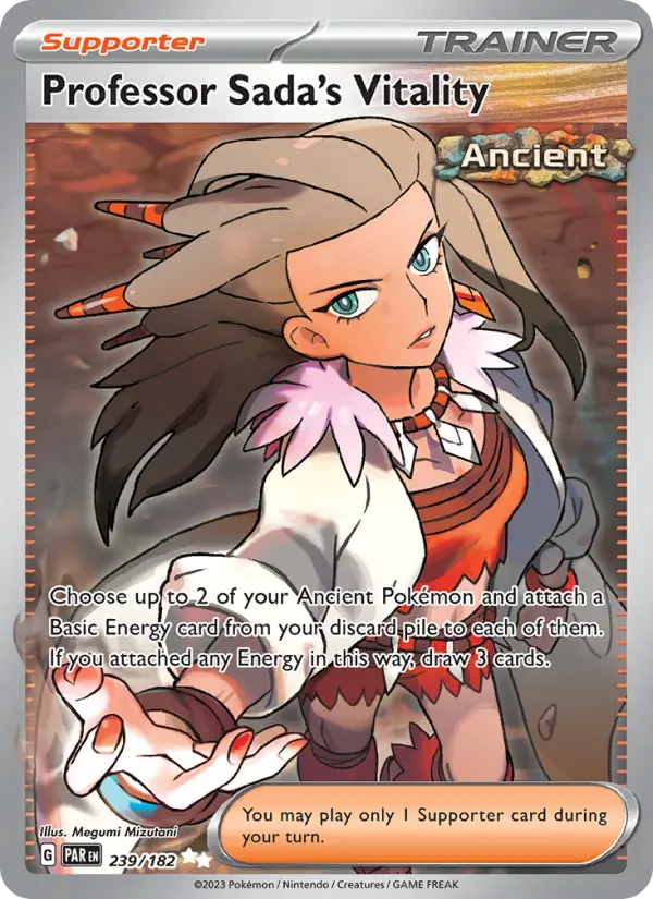 Professor Sada's Vitality, Pokémon card